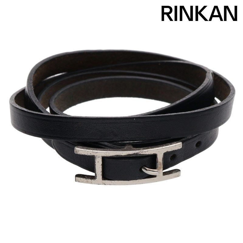 Hermes Hapi 4 Motif Leather Bracelet