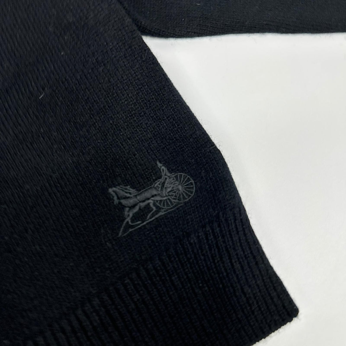 Celine Saruki Embroidery Cashmere Turtleneck Short Length Knit Sweater — view 8