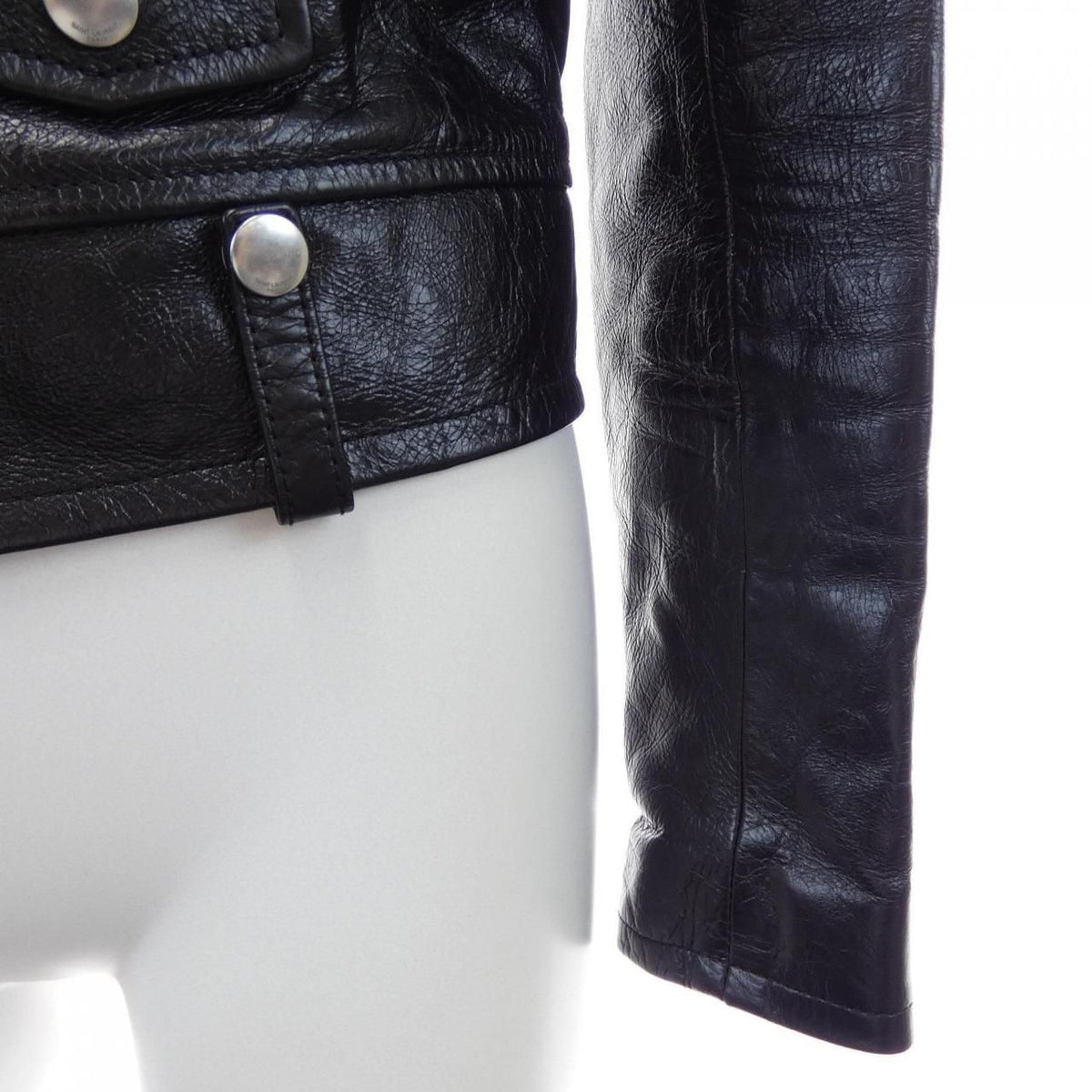 Saint Laurent Leather Rider's Jacket — view 6