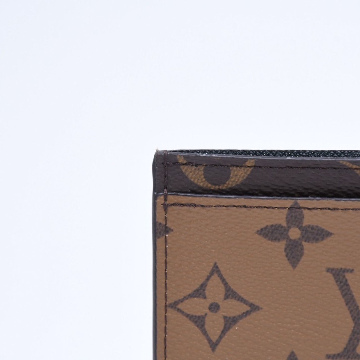 Louis Vuitton Card Case Porte Cartes Simple Monogram Brown — view 8