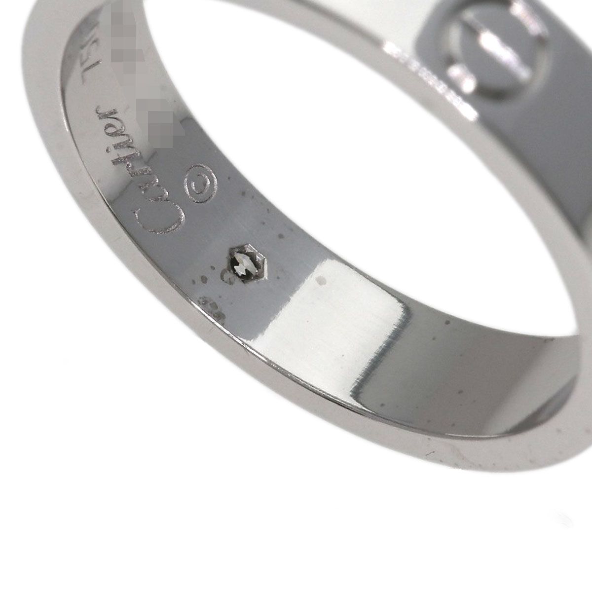 Cartier Mini Love Ring Diamond 49 18K White Gold — view 7