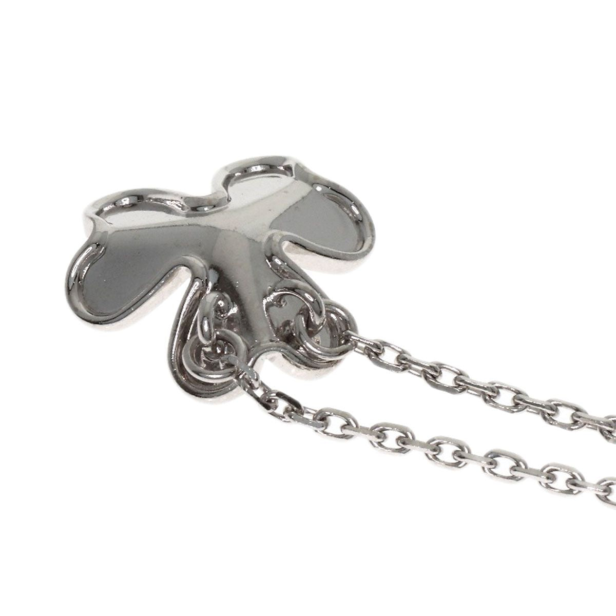 Van Cleef & Arpels Frivole Mini Diamond Necklace 18K White Gold — view 6