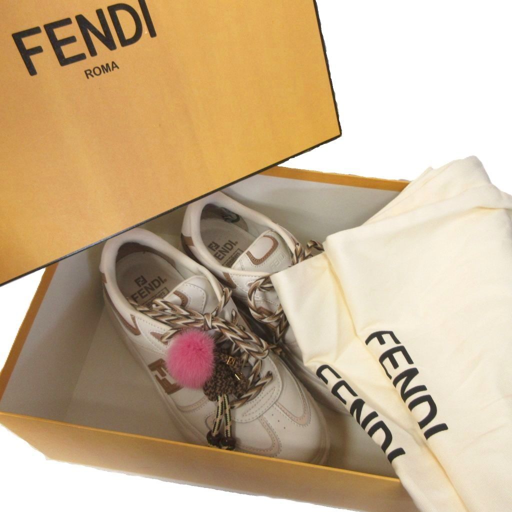Fendi Match Platform Sneakers Charm White Us9 — view 8