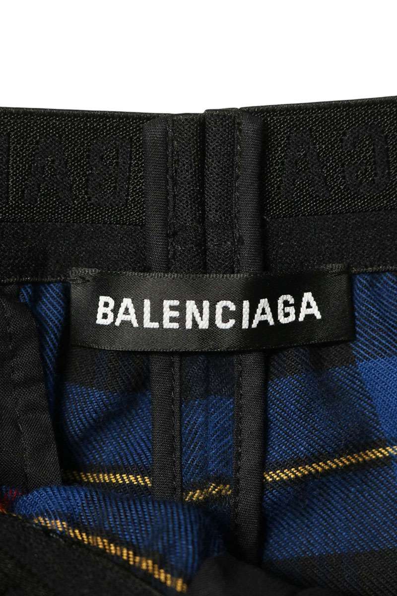 Balenciaga Check Flannel Long Pants 44 — view 3