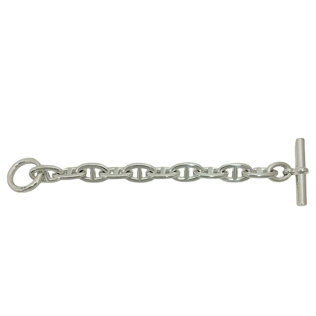 Hermes Chaine D'Ancre TGM Bracelet 925 Sterling Silver — view 7