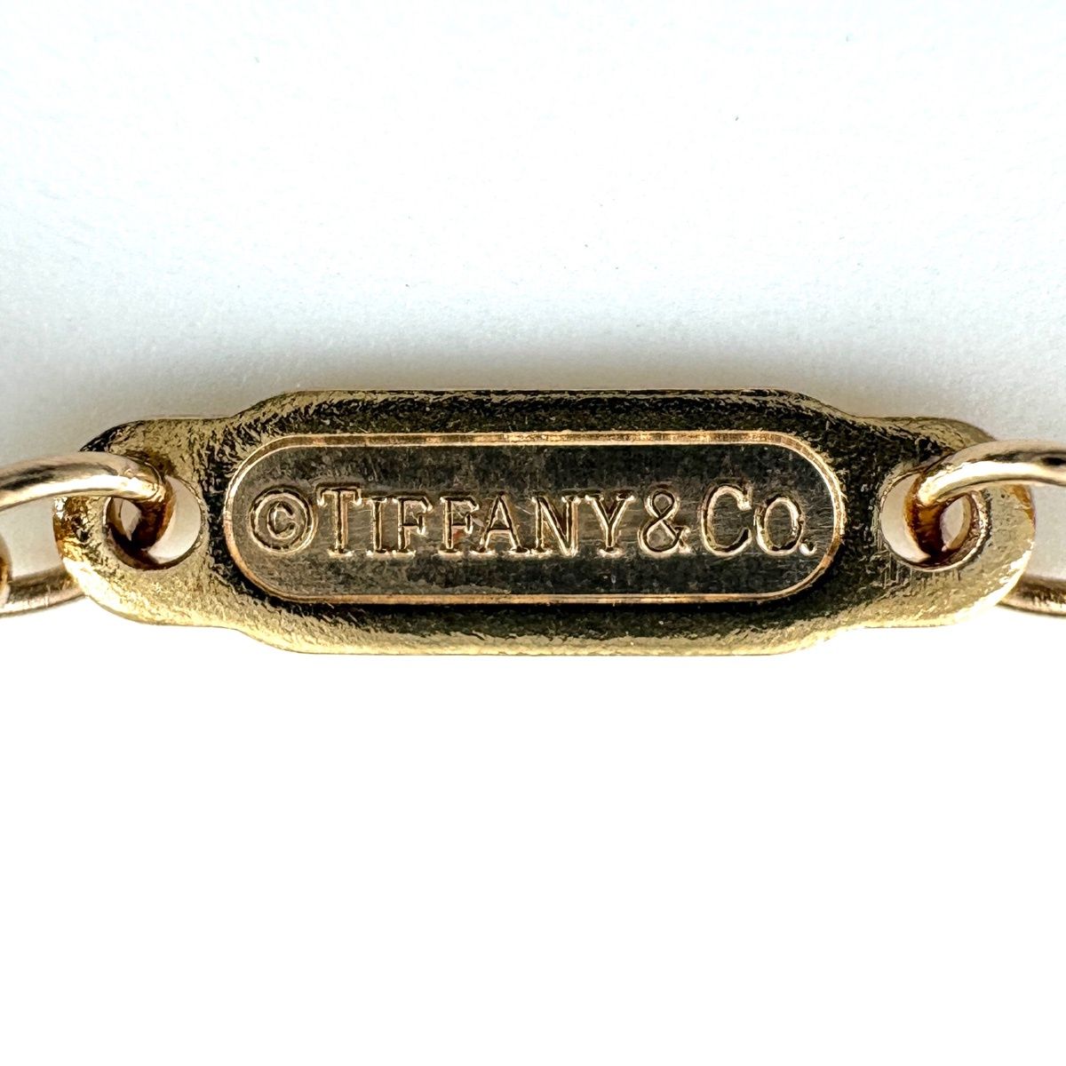Tiffany & Co T Smile Mini Necklace Pink Gold Pendant — view 6