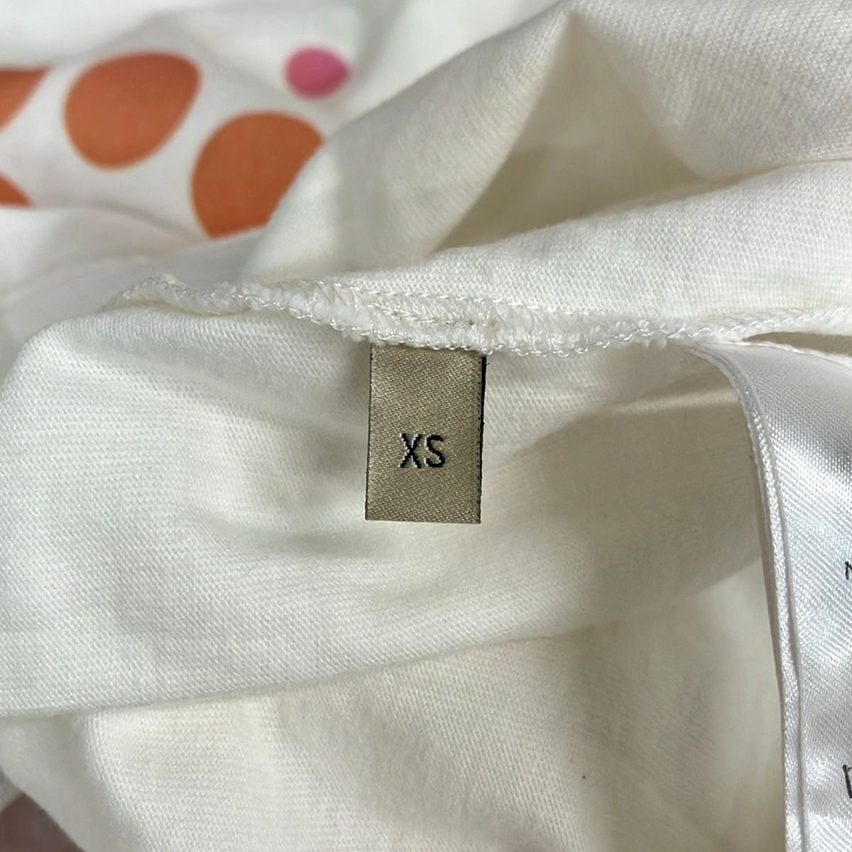 Gucci Short Sleeve T-Shirt XS Ivory Orange Multi Crew — view 5