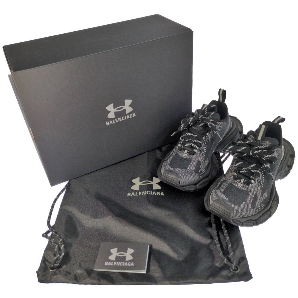 Balenciaga Under Armor Low-Cut Sneakers Black 37 — view 8