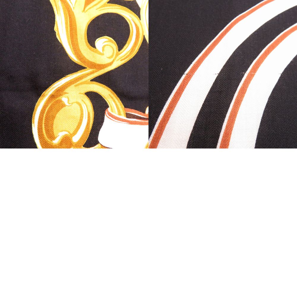 Hermes Carre 140 Geant Brid Gala Applique Picket Brides de Pique Cashmere Silk — view 4
