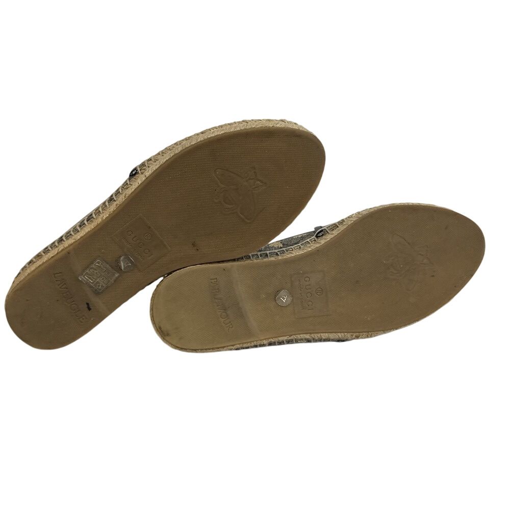 Gucci Espadrilles Sneakers Flat Shoes GG Supreme Bee Slippers — view 8