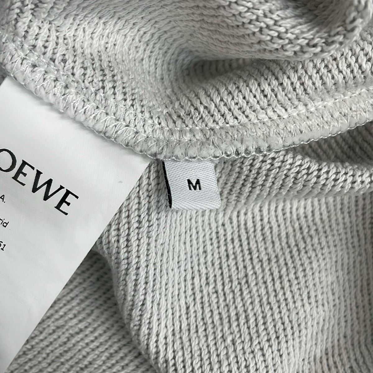Loewe Sweatshirt M Gray White Multi Long Sleeve — view 5