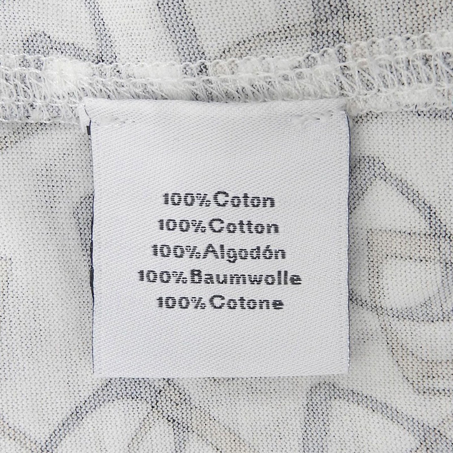 Hermes Cotton 100% Etrier Stirrup Pattern Crew Neck Short Sleeve T-Shirt White — view 8