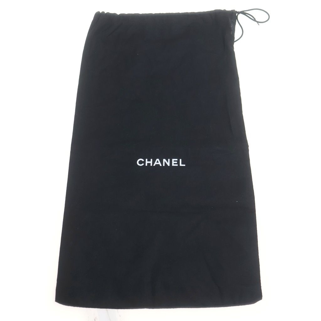 Chanel CC Logo Heels Shu Leather Pink Beige — view 6
