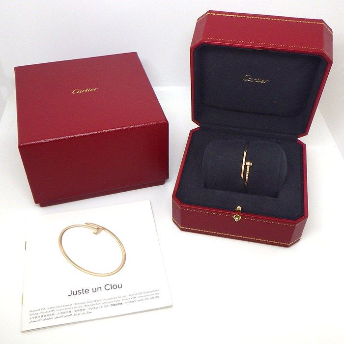 Cartier Bangle Juste un Clou SM Nail Motif 18K Pink Gold 15 Bracelet — view 6