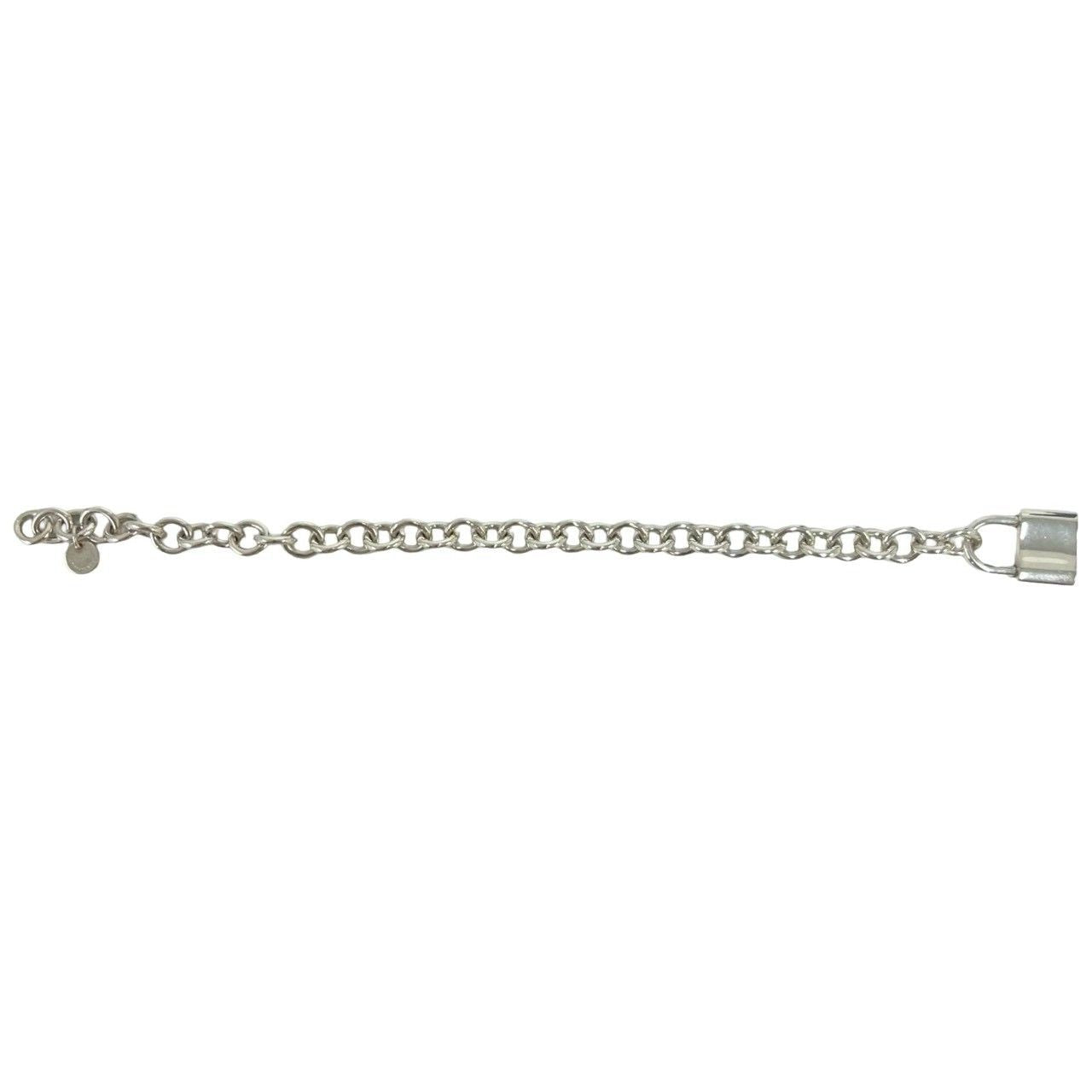 Tiffany & Co Lock Bracelet 925 Sterling Silver Chain — view 6