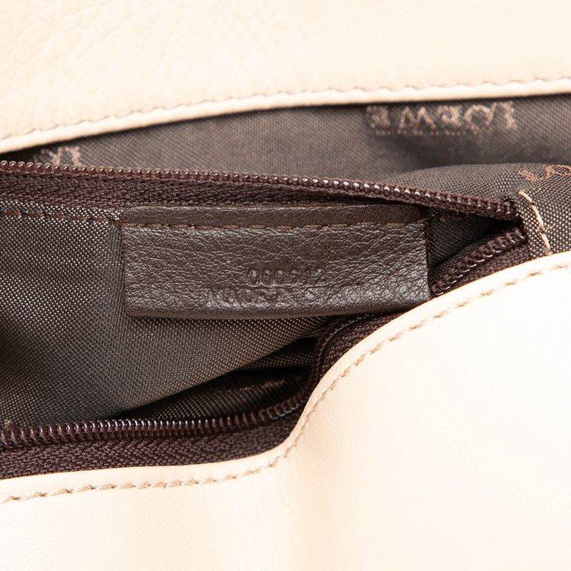 Loewe Anagram Justa Tote Beige Leather — view 6