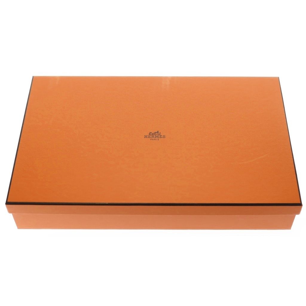 Hermes Buckle &camaille Cashmere Scarf Shawl Yellow Brown — view 6
