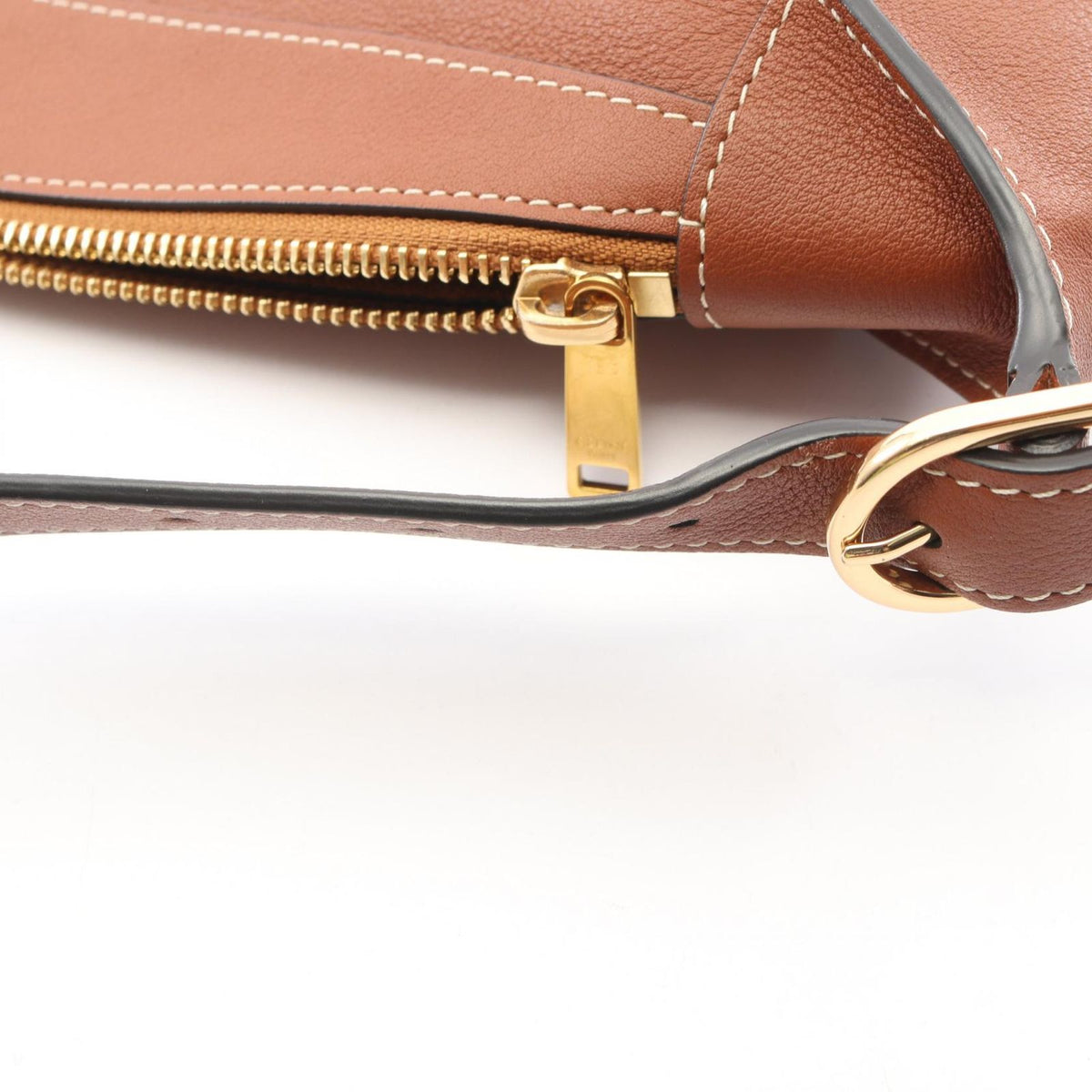Celine Handbag Romy Medium Brown Leather — view 6
