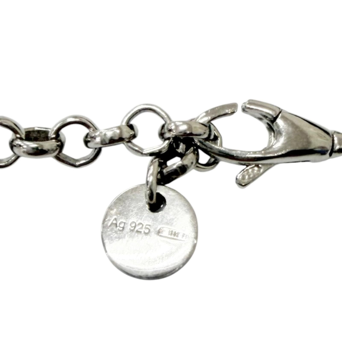Gucci Interlocking G Arabesque Chain Necklace Silver — view 7