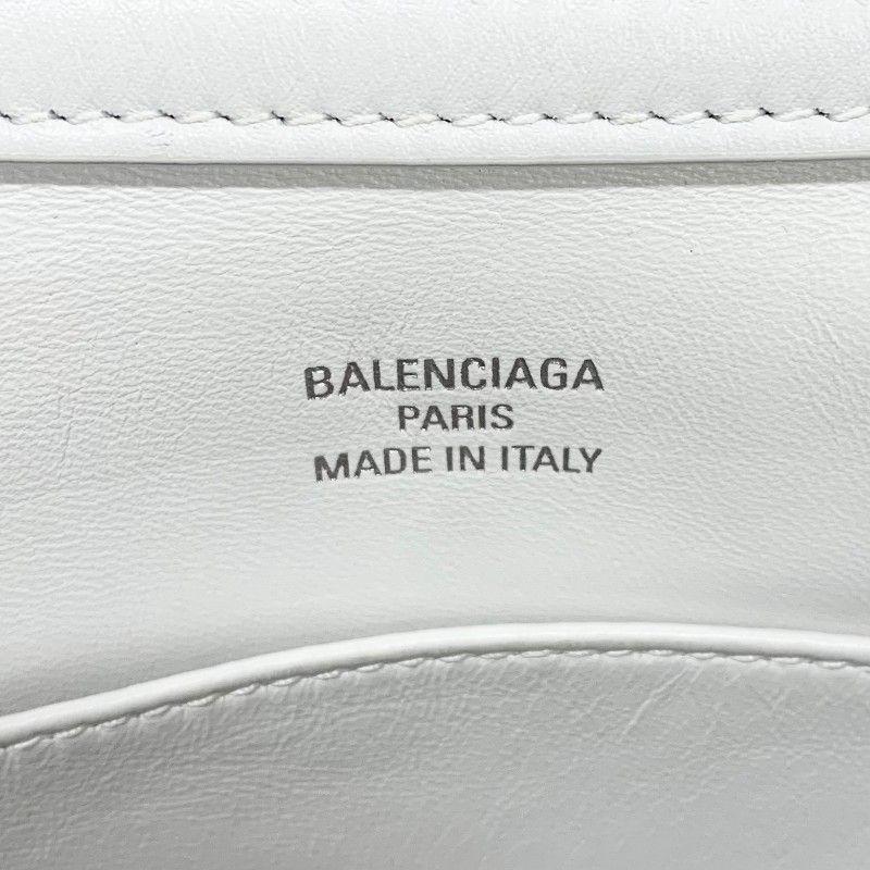 Balenciaga Rodeo Shoulder Bag Smooth Calfskin White Silver Mini Antique — view 8