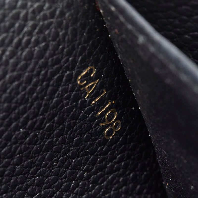 Louis Vuitton Monogram Empreinte Portefeuille Sarah Rogue Wallet Black Noir — view 9
