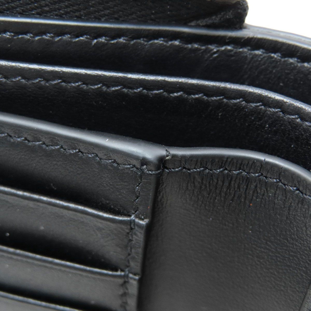 Celine Zip Bifold Wallet Grained Calfskin — view 9