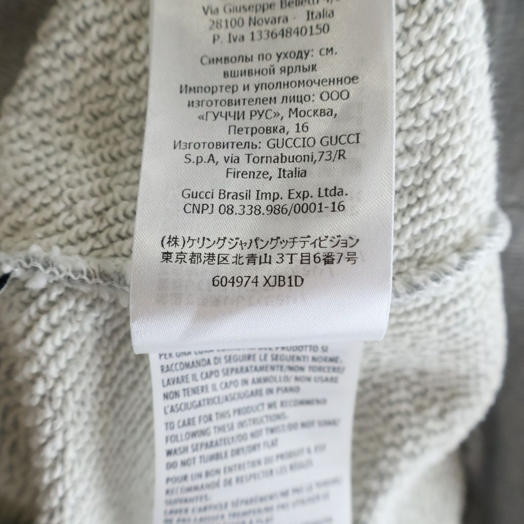 Gucci Printlogo Sweatshirt Pullover Hoodie Gray — view 8