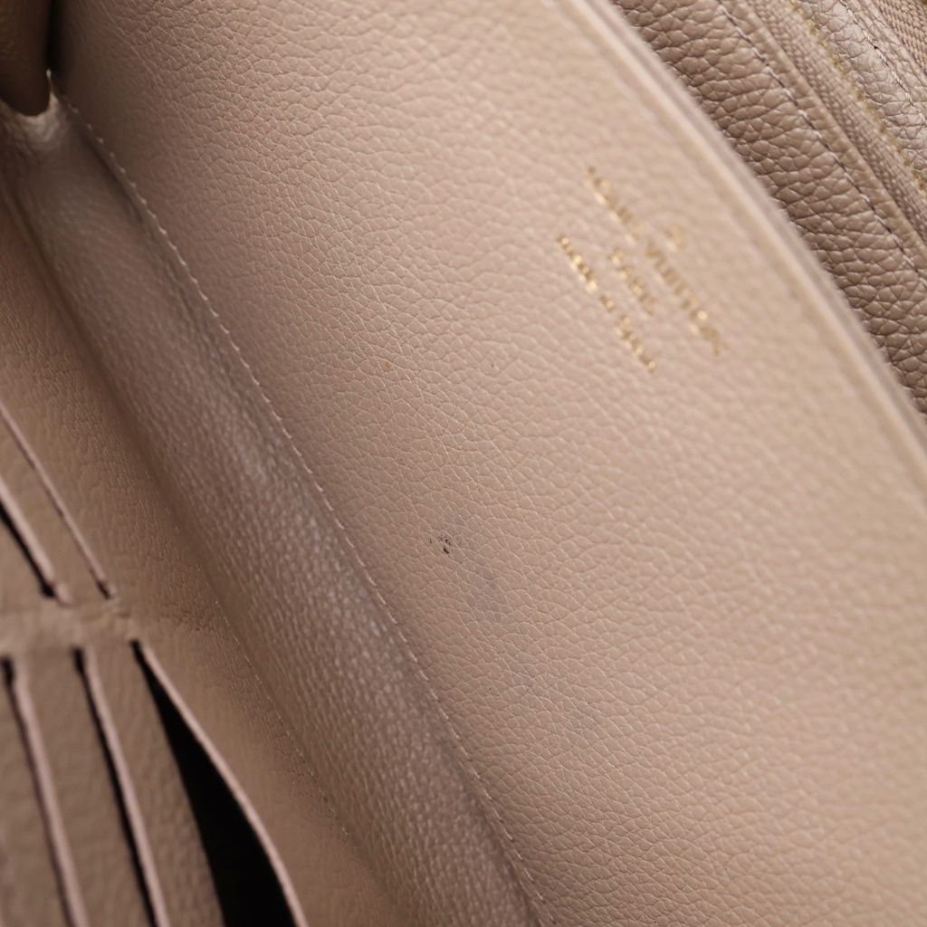 Louis Vuitton Monogram Empreinte Zippy Wallet Gray — view 6