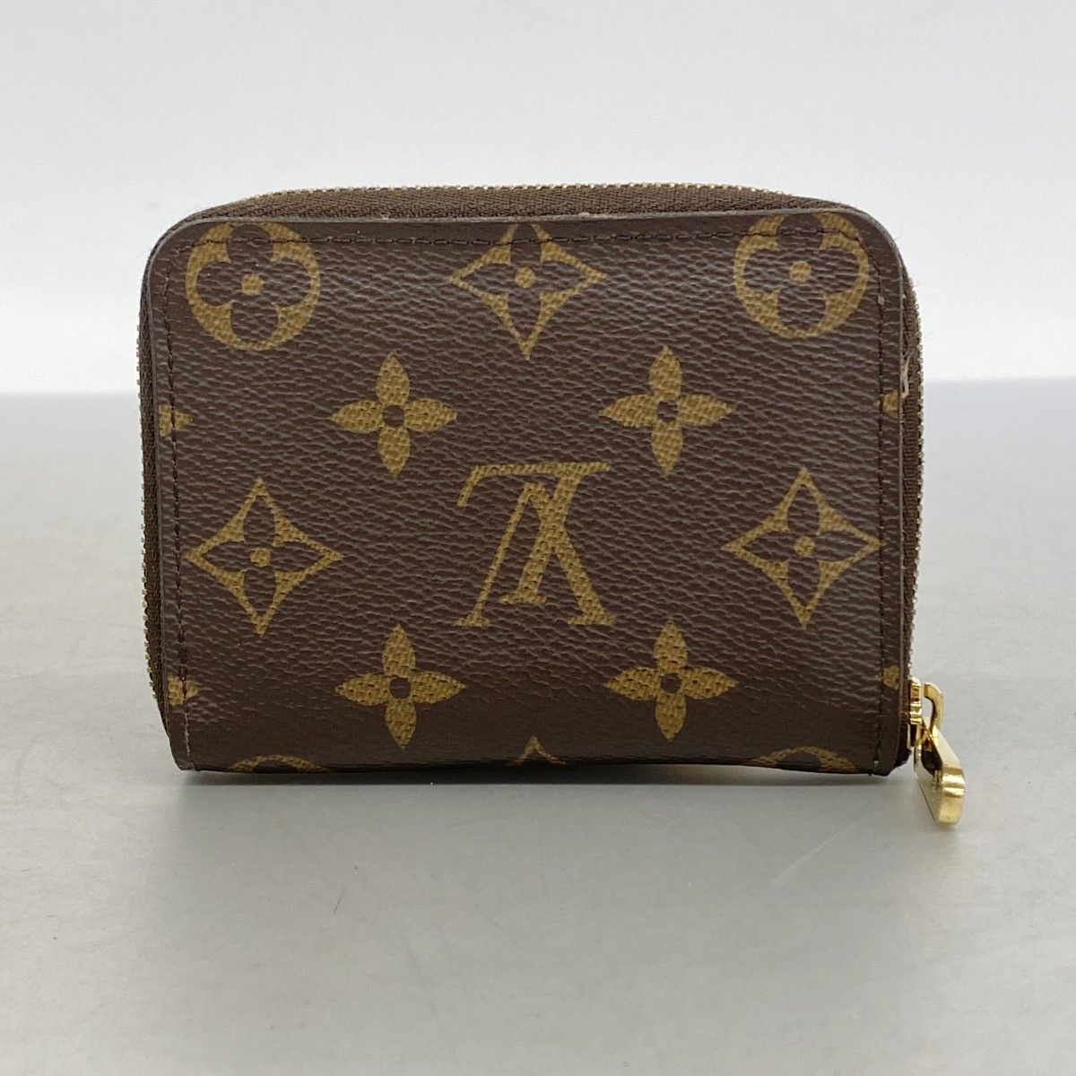 Louis Vuitton Coin Case Monogram Zippy Purse Brown — view 7