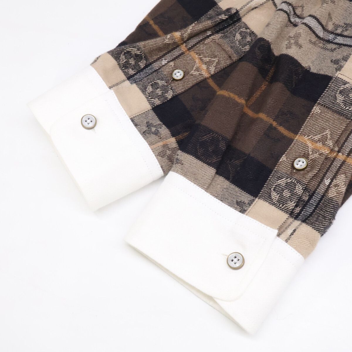 Louis Vuitton Monogram Flannel Long Sleeve Shirt XS — view 8