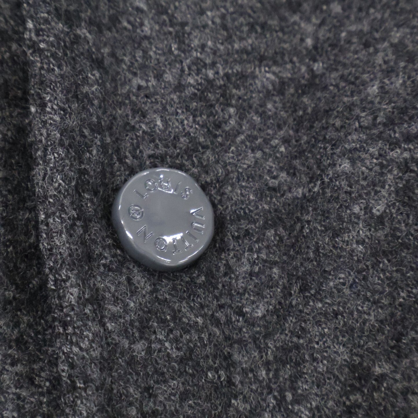 Louis Vuitton Virgil Avroam Leather Trim Wool African Spangle Varsity Jacket 46 — view 8
