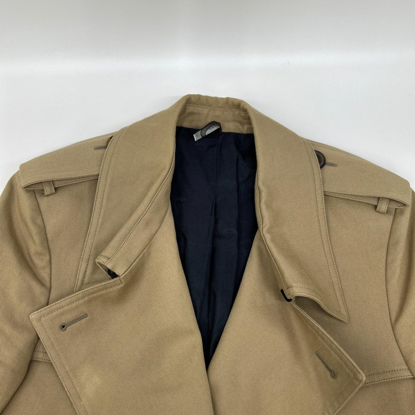 Dior Homme Beige Era Trench Coat 44 — view 9