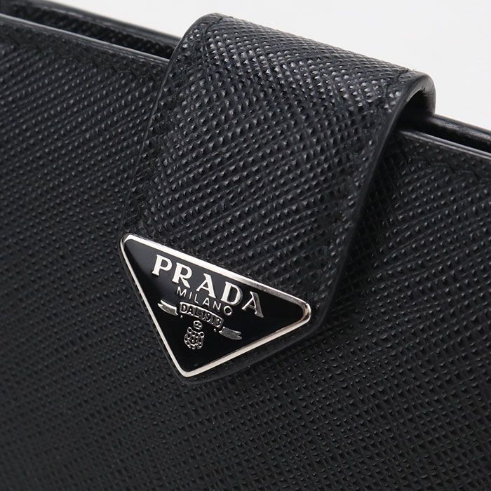 Prada Saffiano Wallet Bi Foldwallet Leather — view 7
