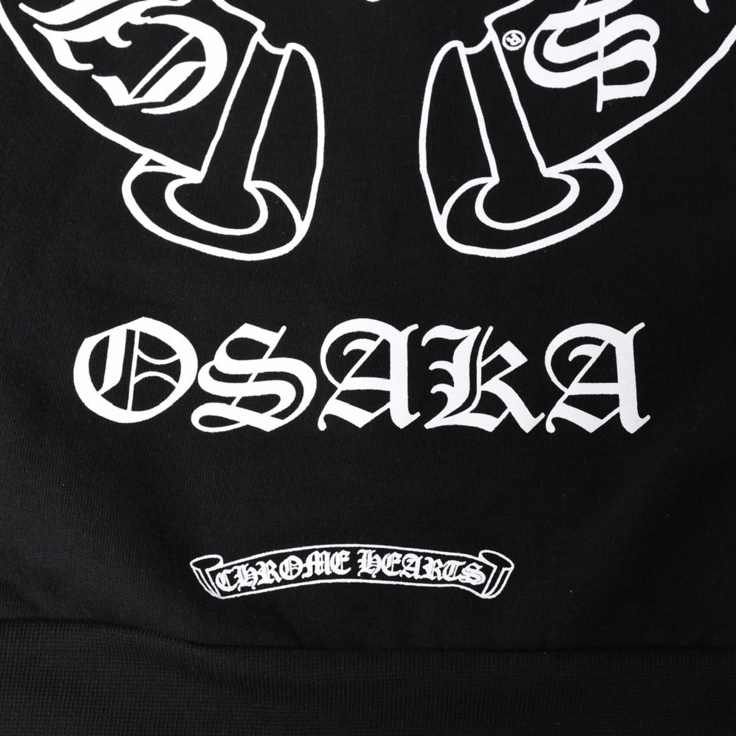 Chrome Hearts Osaka Limited Horseshoe Zip Up Hoodie Dagger Black XL — view 8