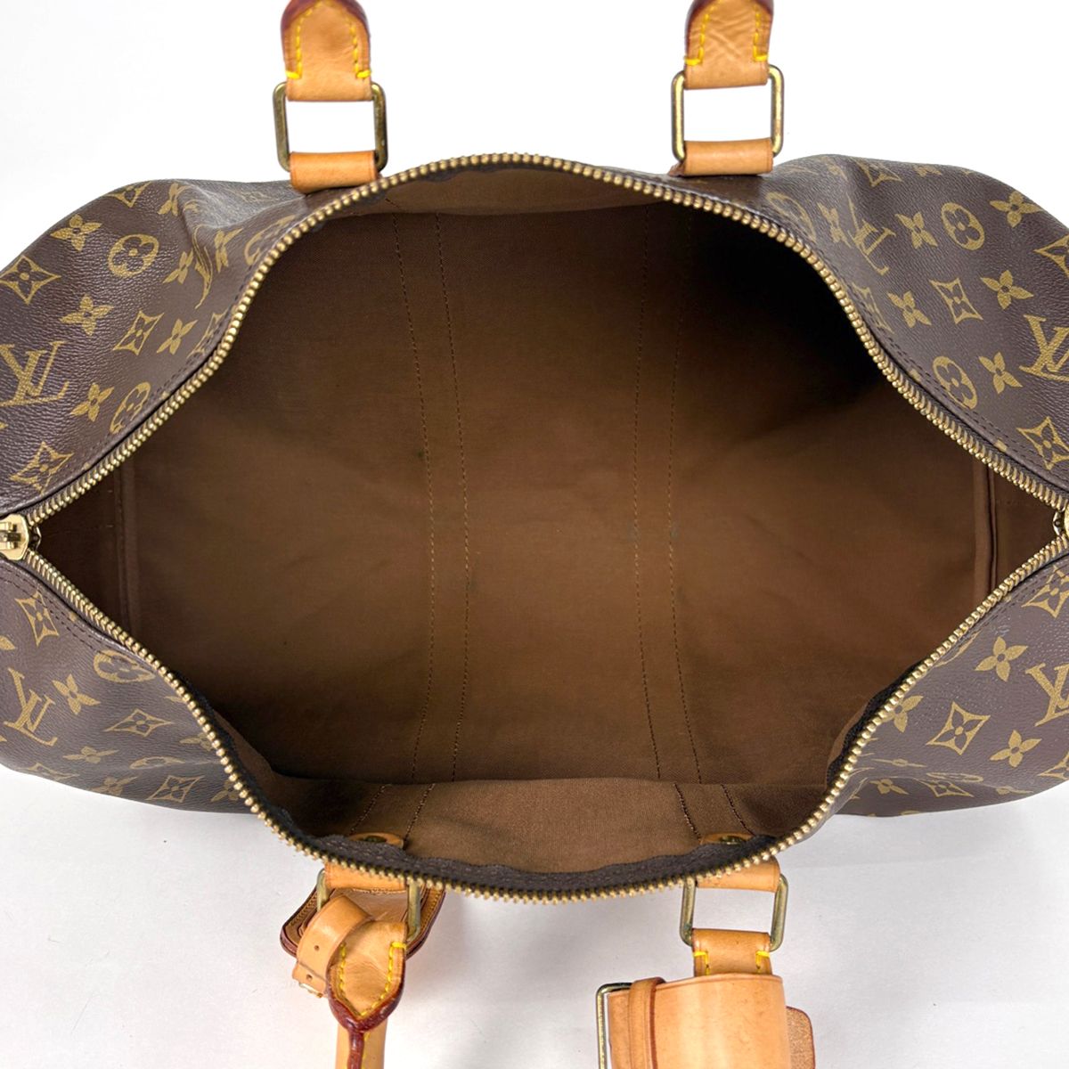 Louis Vuitton Keepall Bandouliere 45 Boston Bag Monogram Brown — view 8