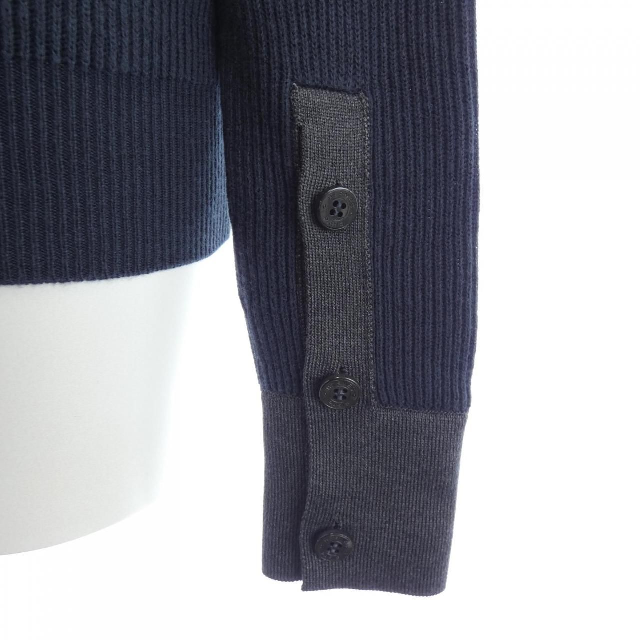 Hermes Knit Sweater Navy — view 6