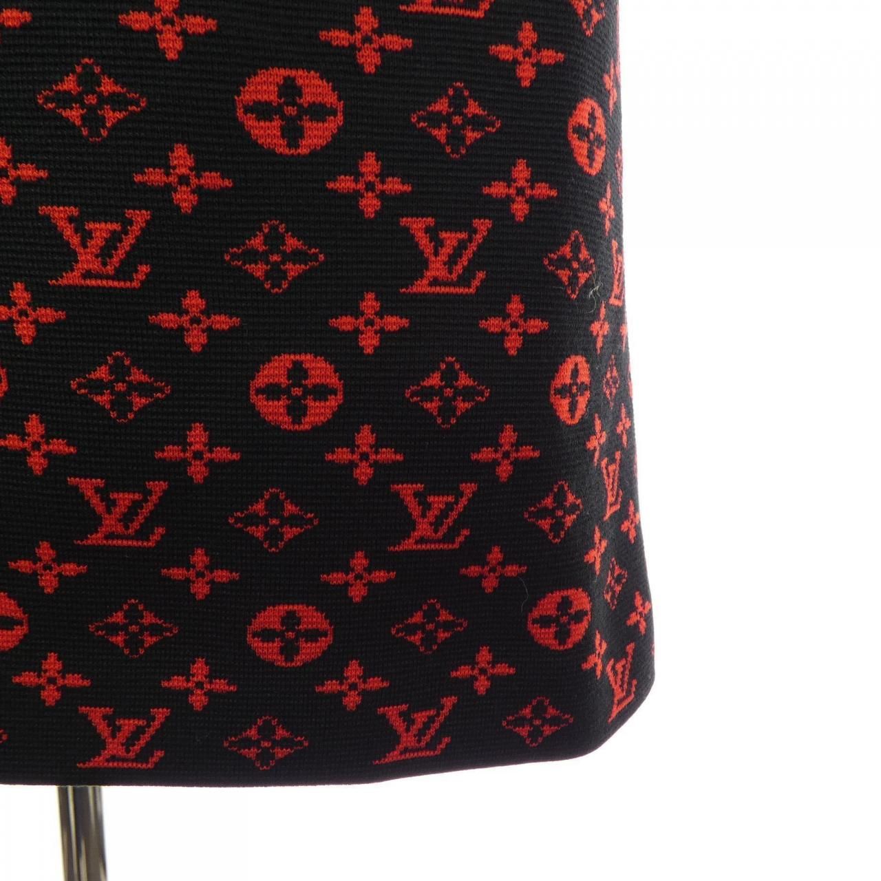 Louis Vuitton Monogram Woolknit a Line Skirt — view 6