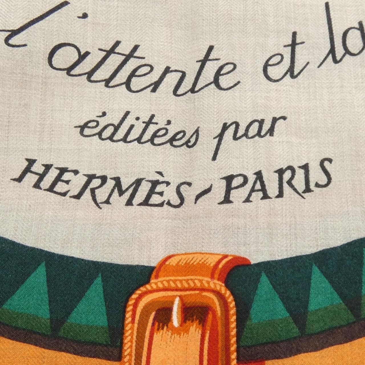Hermes Couvertures Et Tenues Shawl Scarf — view 4