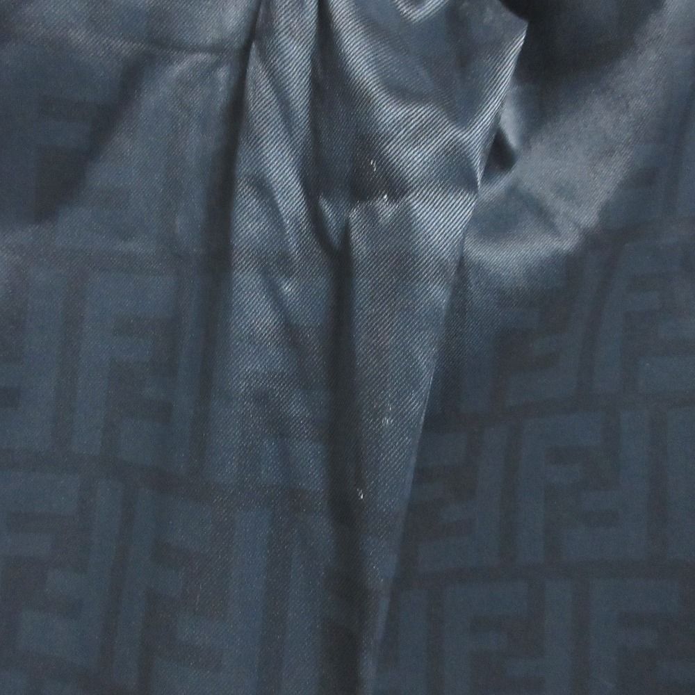 Fendi Vintage Zucca Pattern Nylon Pants 42 Black — view 9