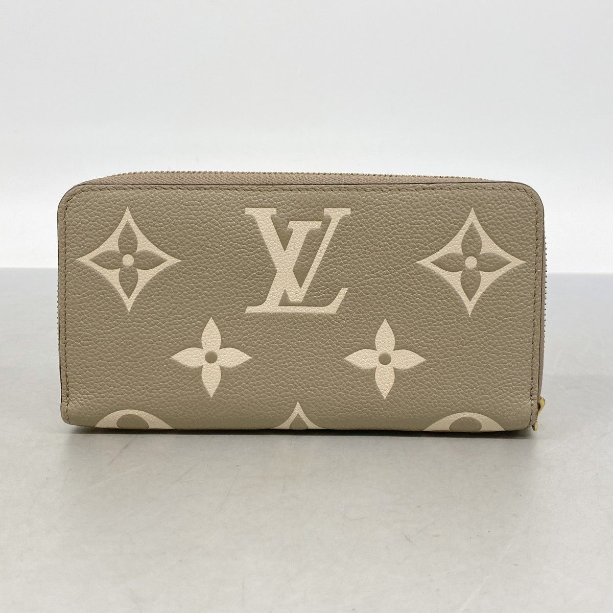Louis Vuitton Wallet Monogram Empreinte Zippy Tourtelle Cream — view 7