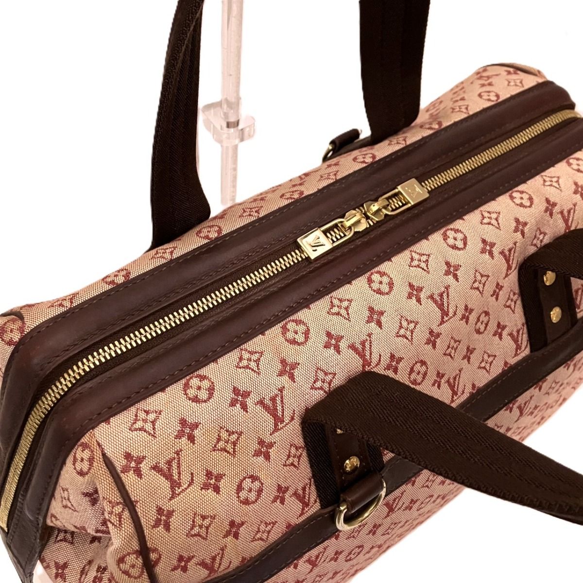 Louis Vuitton Josephine GM Monogram Mini Handbag Canvas Leather — view 8