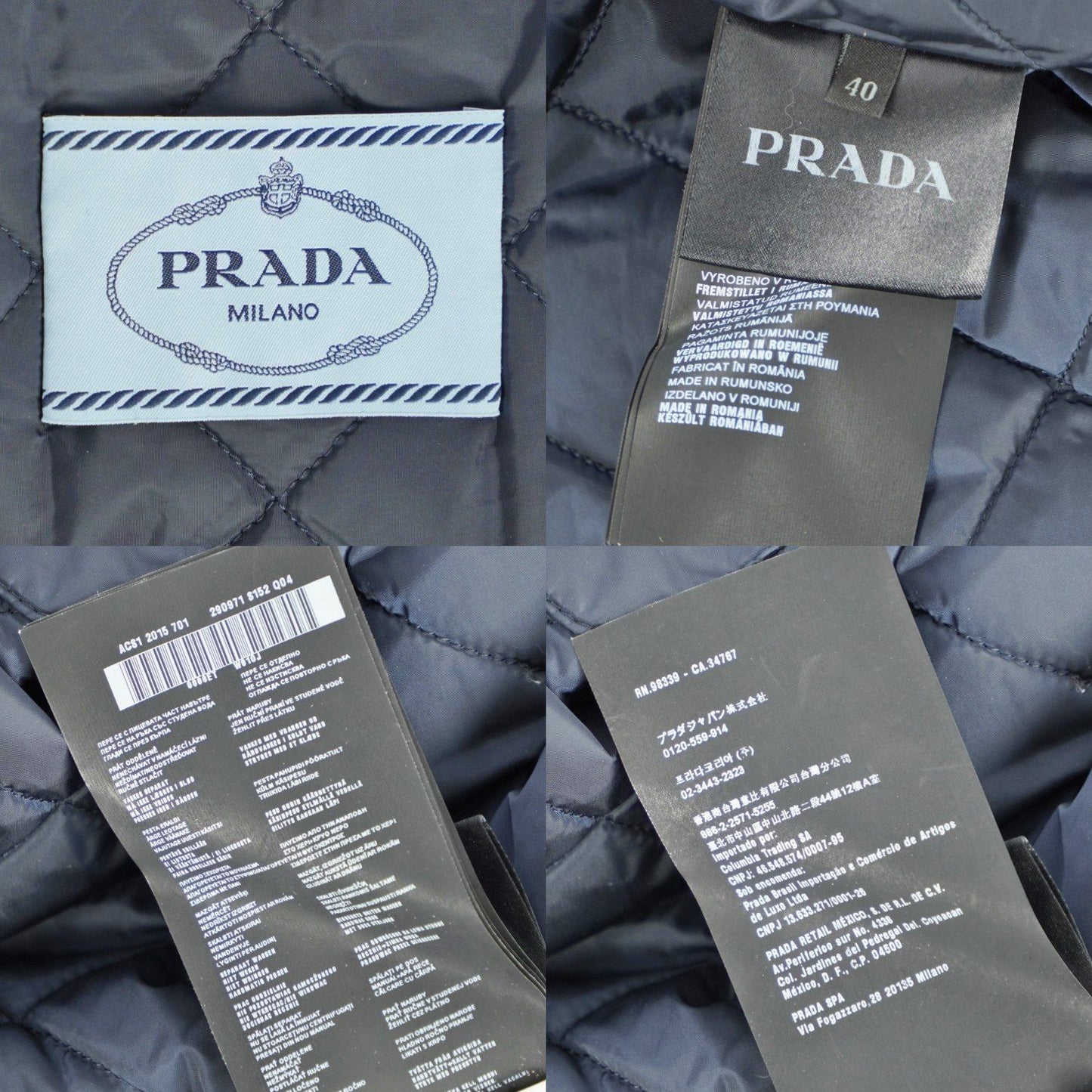 Prada Coat Nylon Zip — view 9