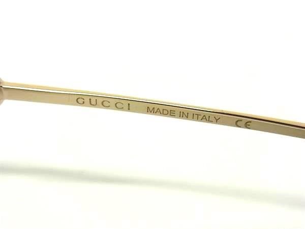 Gucci Sunglasses Horsebit 001 Gold Brown Metal Acetate Eyewear — view 5