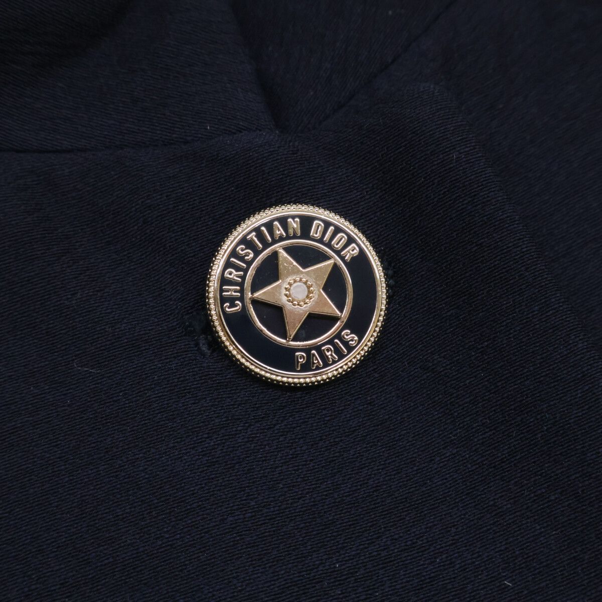 Dior Lining Oblique Logo Star Button Short Sleeve Jacket 36 — view 8