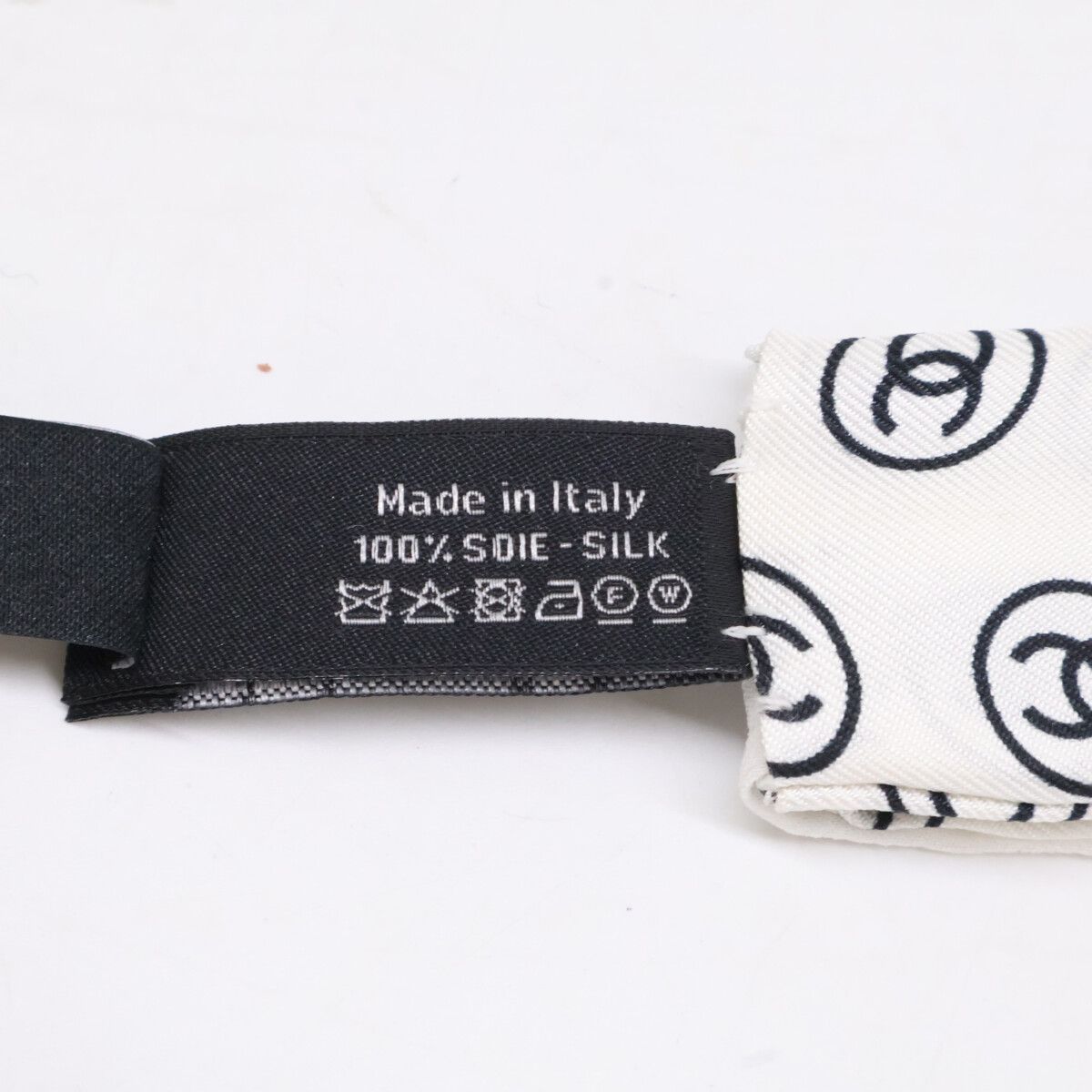 Chanel CC Logo Silk Headband — view 9