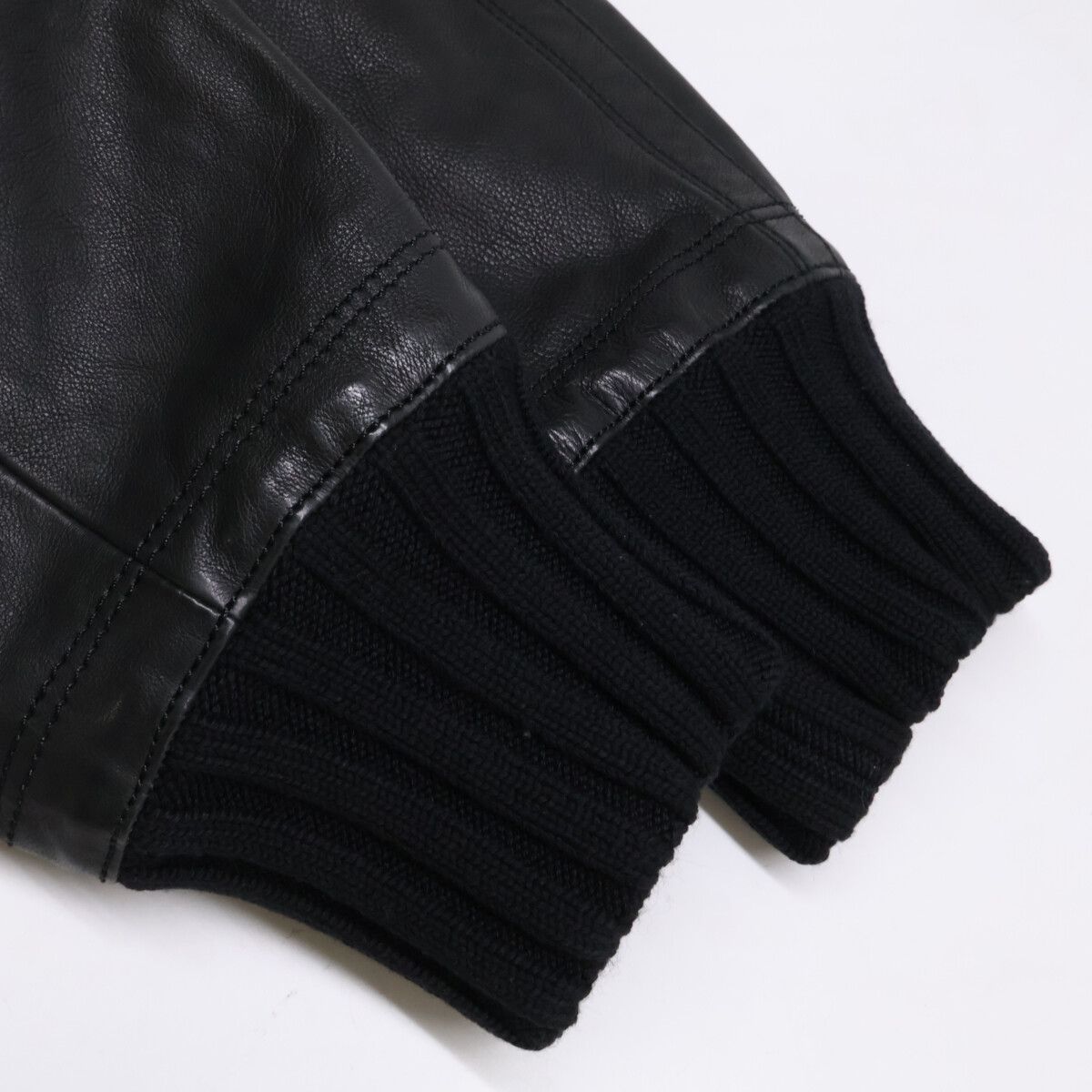 Hermes Zip Up Leather Jacket 46 — view 9