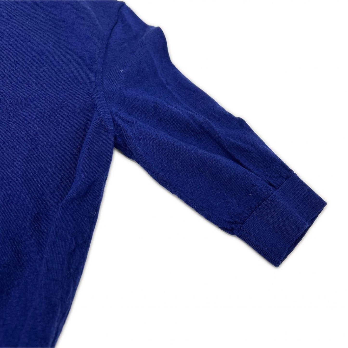 Loewe Navy Anagram Short Sleeve Knit XS Sweater — view 6
