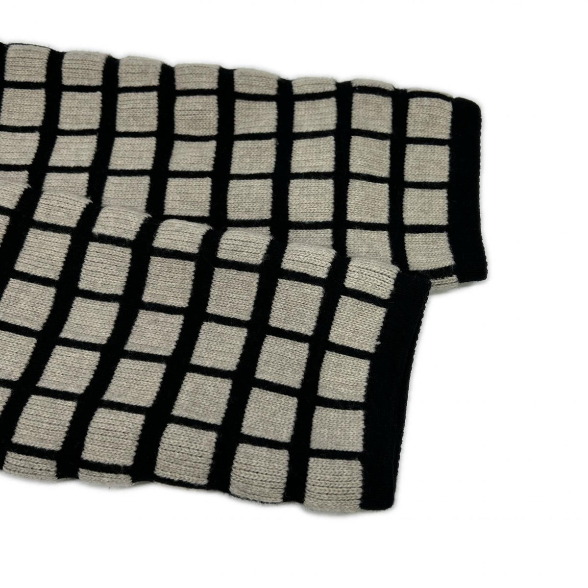 Max Mara S Ivory Black Wool Cashmere Blend Long Cardigan — view 7