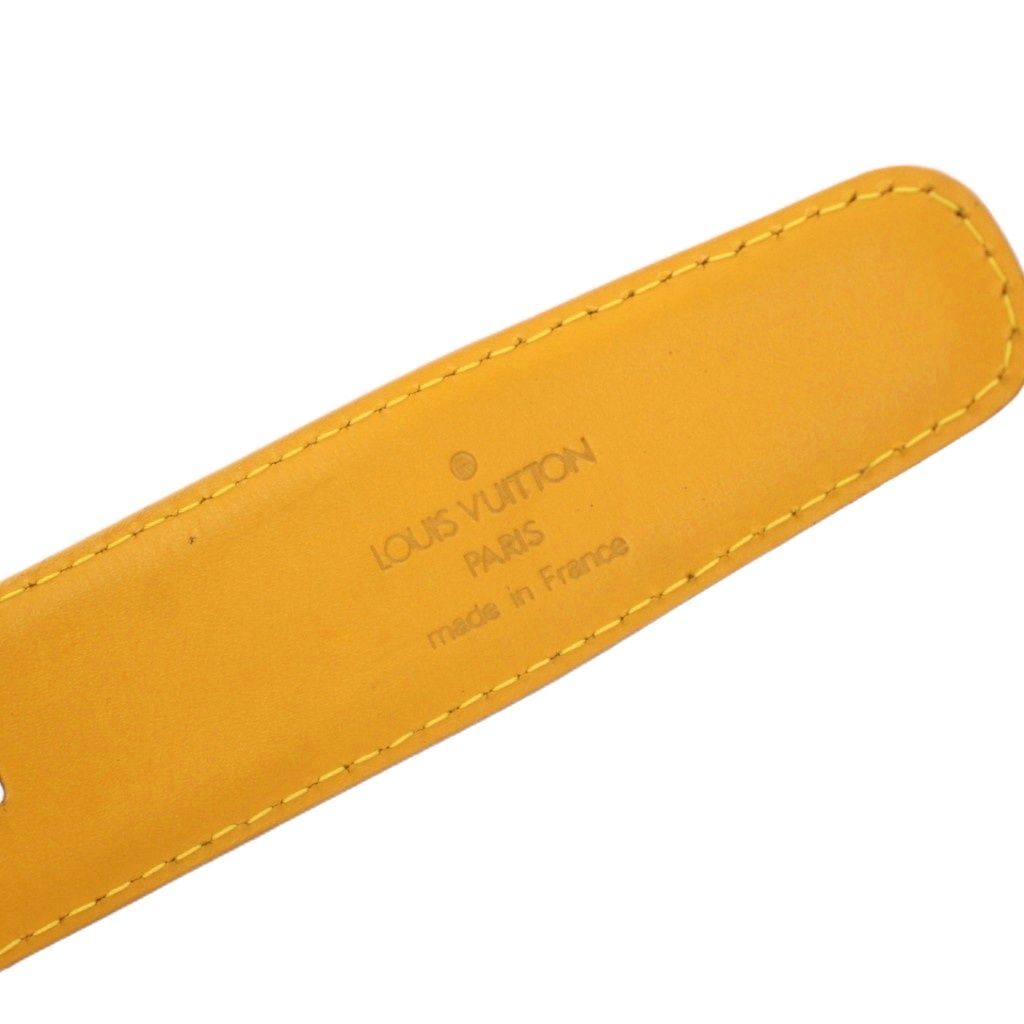 Louis Vuitton Epi Ceinture Plain Belt 110 44 Yellow TK — view 7