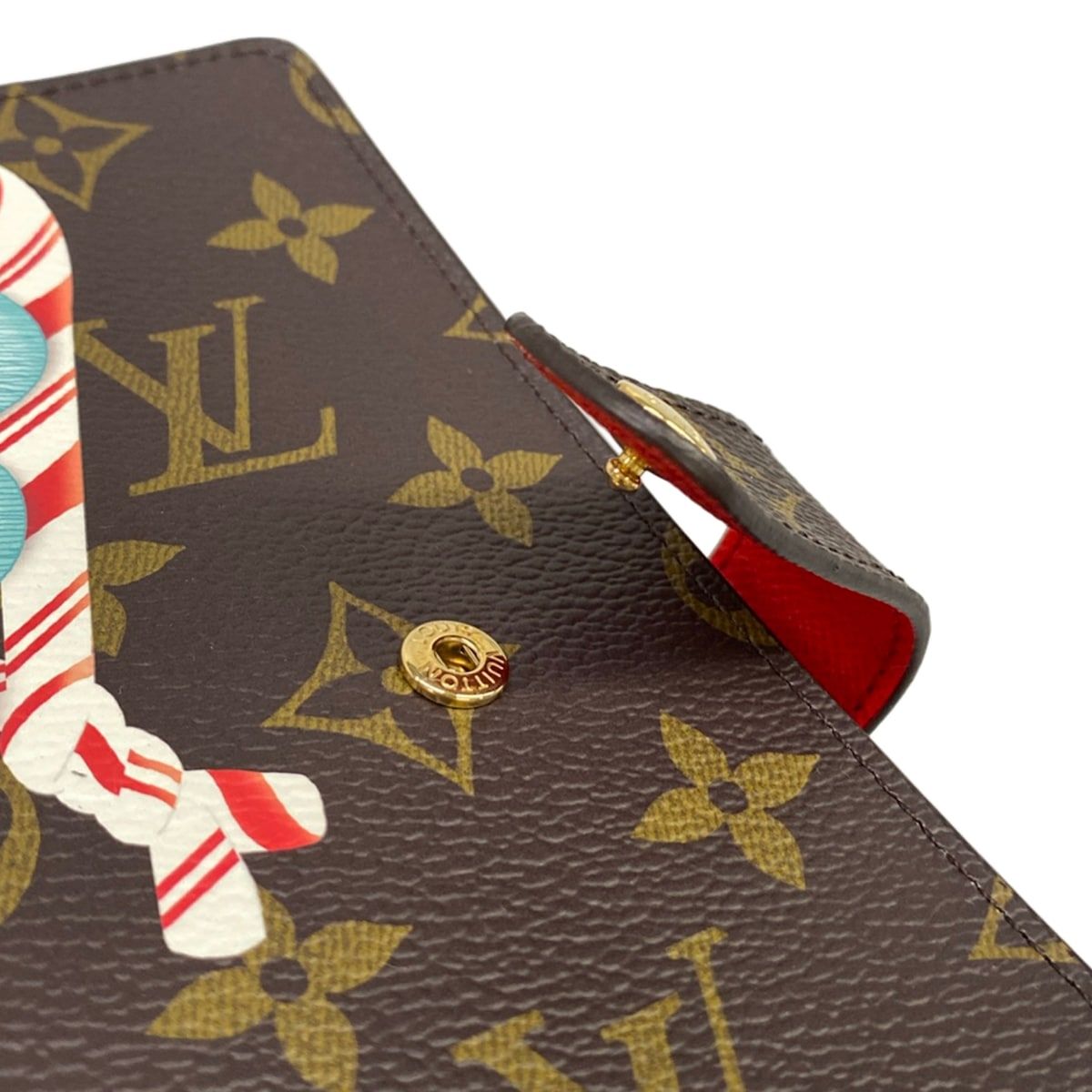 Louis Vuitton Notebook Vivienne Agenda Cover MM Monogram Candy Red Leather — view 9